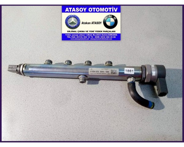 MERCEDES W213 E220D RAİL BORUSU A6540700095 6540700095 A6540780049 6540780049 0281006544 A0009050800 0009050800 RD0010 W213 E200D RAİL BORUSU W447 VİTO RAİL BORU 654 MOTOR RAİL BORUSU